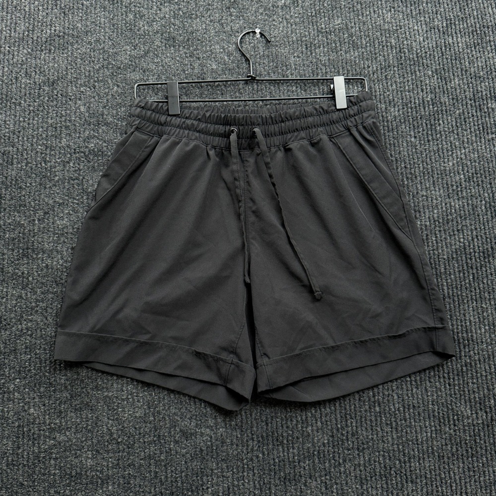Mondetta Shorts Mens M Medium Black Stretch Drawstring Athletic Casual
